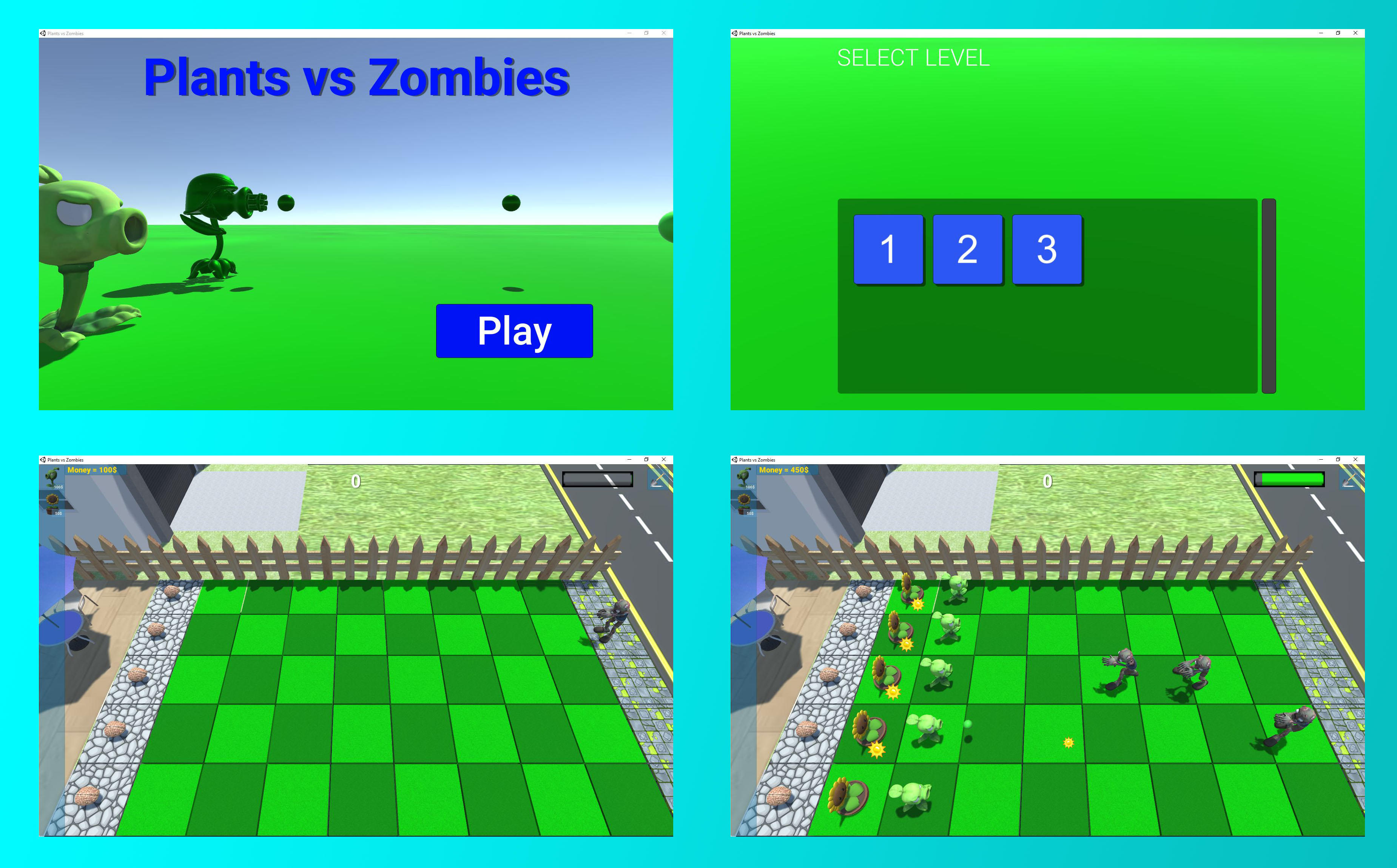 Plants vs zombies clone