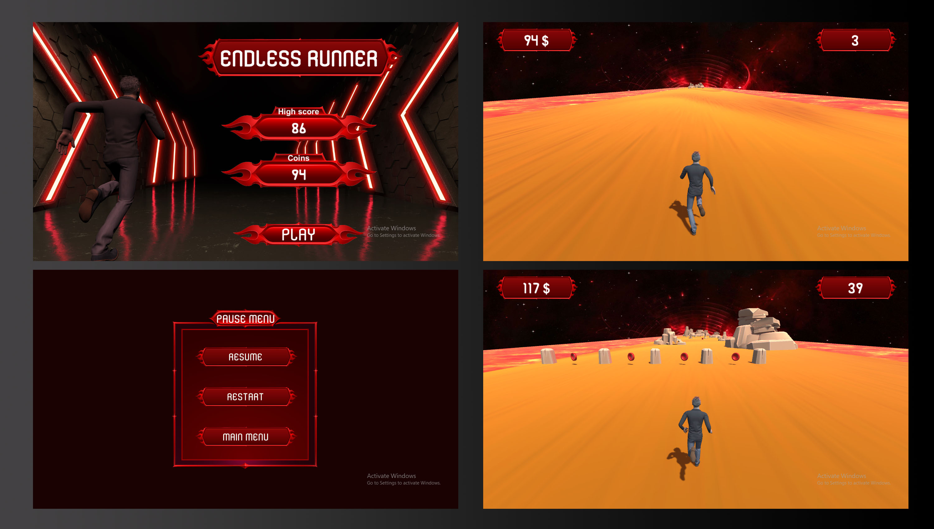 Endless runner