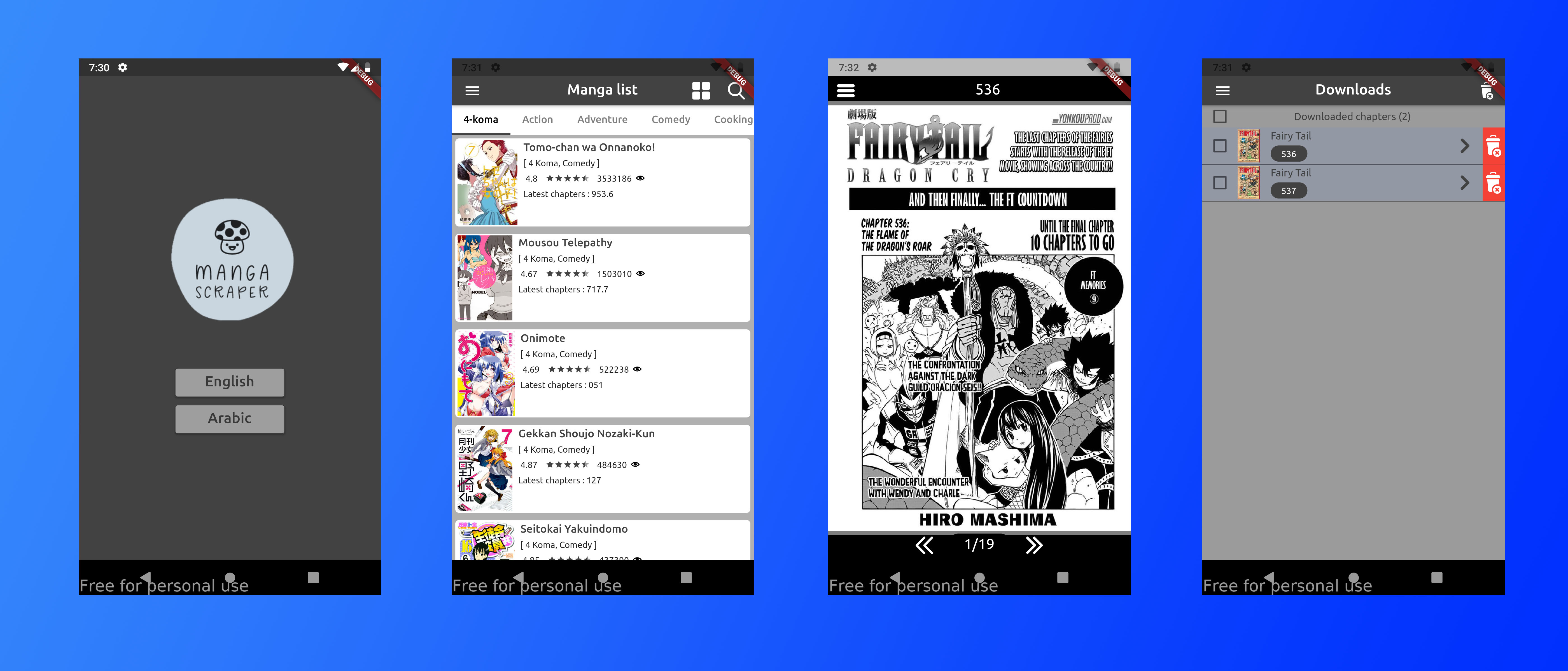Flutter manga scrapper
